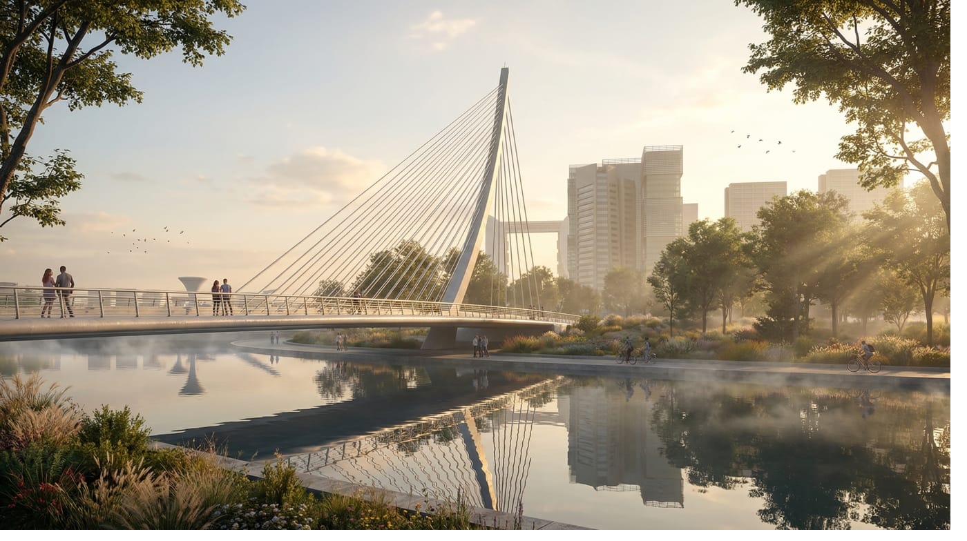 Transit Gateway — Iconic Cable Bridge